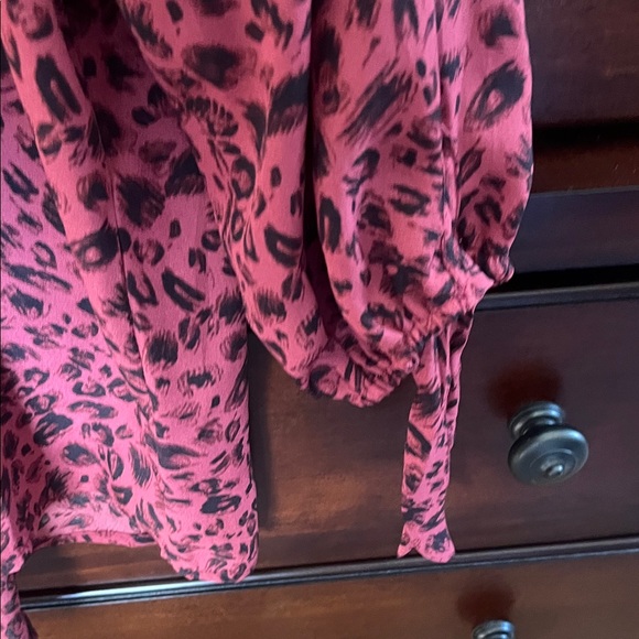 Papermoon Red and Black Patterned Blouse - Picture 4 of 6